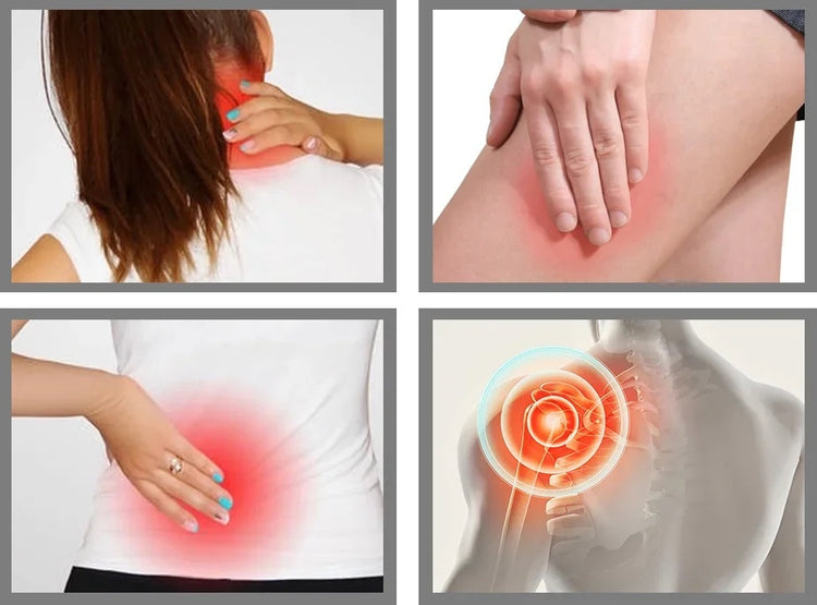 Mini masseur électronique de tissus profonds, 19 vitesses et 8 modes – Patch de massage portable pour soulager la douleur, détendre les muscles et améliorer la circulation – Nombreux bienfaits réels. Livraison offerte !