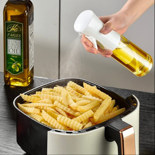 Spray d’huile de cuisine 300ml – vaporisateur multifonction à brume fine pour répartition homogène, contrôle précis de l’huile, grande capacité, design ergonomique et facile à nettoyer. La livraison prioritaire est offerte !