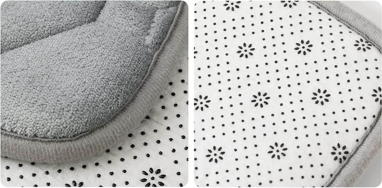 Magnifique tapis de bain en microfibre et mousse à mémoire de forme, super confortable, super doux, super absorbant, anti-fatigue, lavable en machine, plusieurs grandeurs. La livraison est offerte !