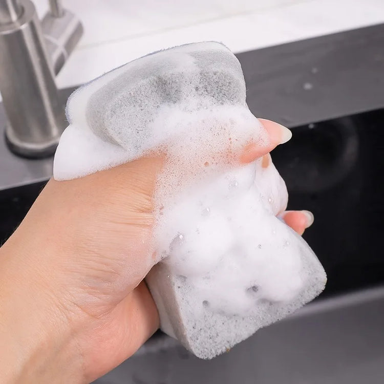 Éponges de nettoyage durables et écologiques pour la vaisselle et la cuisine, non abrasives et réutilisables, idéales pour tous types de surfaces, efficacité supérieure garantie. La livraison est offerte !