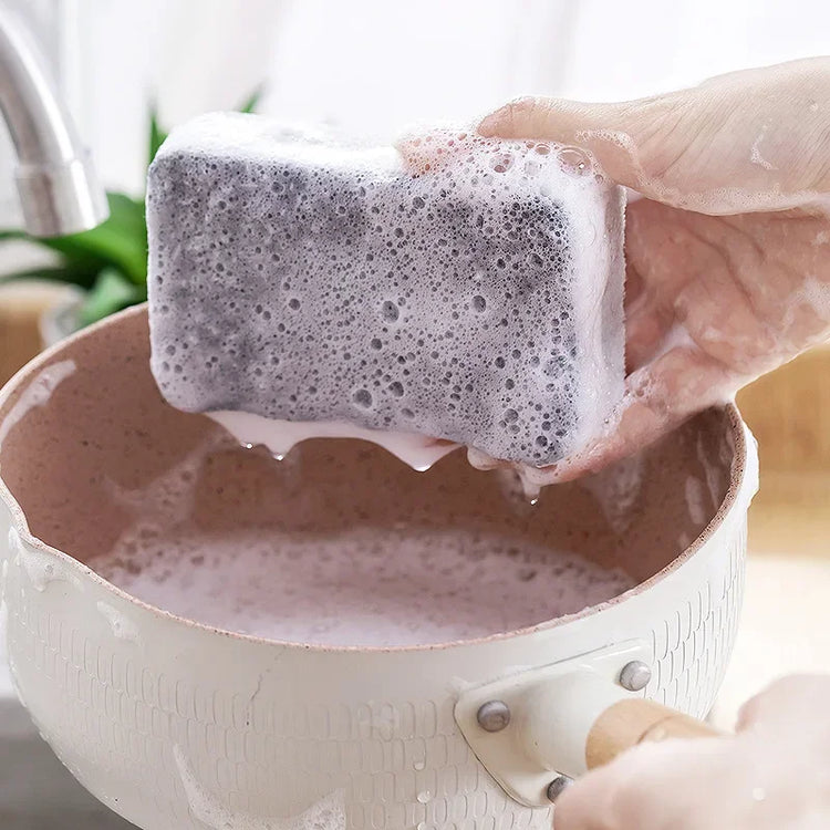 Éponges de nettoyage durables et écologiques pour la vaisselle et la cuisine, non abrasives et réutilisables, idéales pour tous types de surfaces, efficacité supérieure garantie. La livraison est offerte !