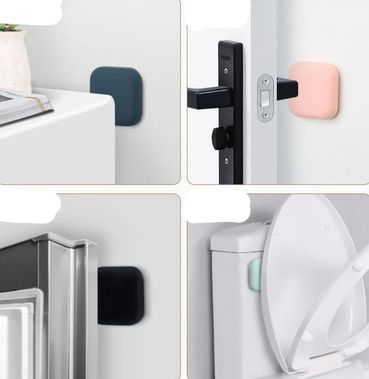 Butoir de porte en silicone haut de gamme, autocollant et anti-choc, protège vos murs, réduit le bruit et ajoute une touche déco à votre intérieur, butoir Premium. Livraison prioritaire offerte !