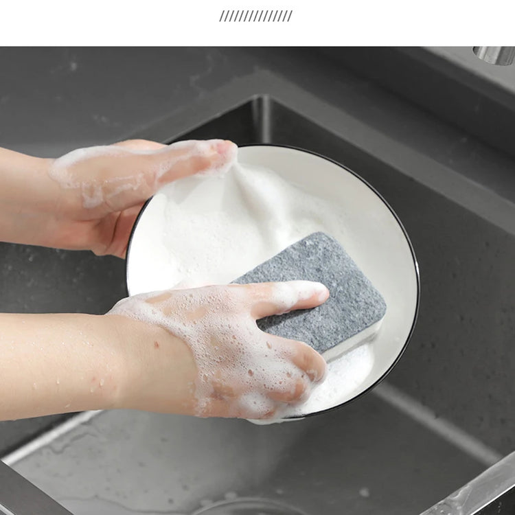 Éponges de nettoyage durables et écologiques pour la vaisselle et la cuisine, non abrasives et réutilisables, idéales pour tous types de surfaces, efficacité supérieure garantie. La livraison est offerte !