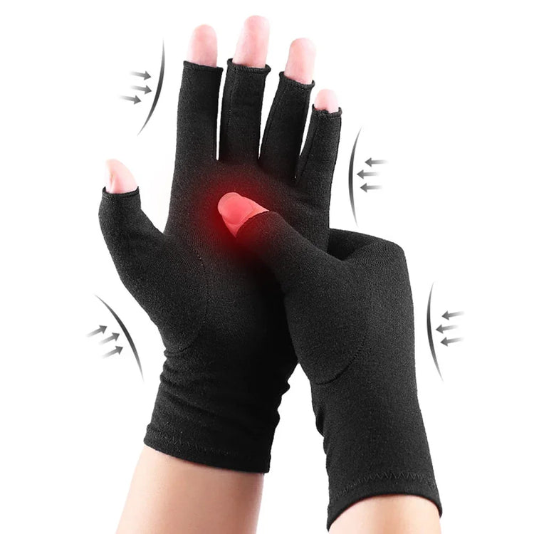 Gants de compression thérapeutiques pour douleurs articulaires et arthrite – Soulagement efficace de la douleur et des gonflements – Mobilité préservée, confort respirant, gants Premium, à porter toute la journée sans gêne. Livraison prioritaire offerte !
