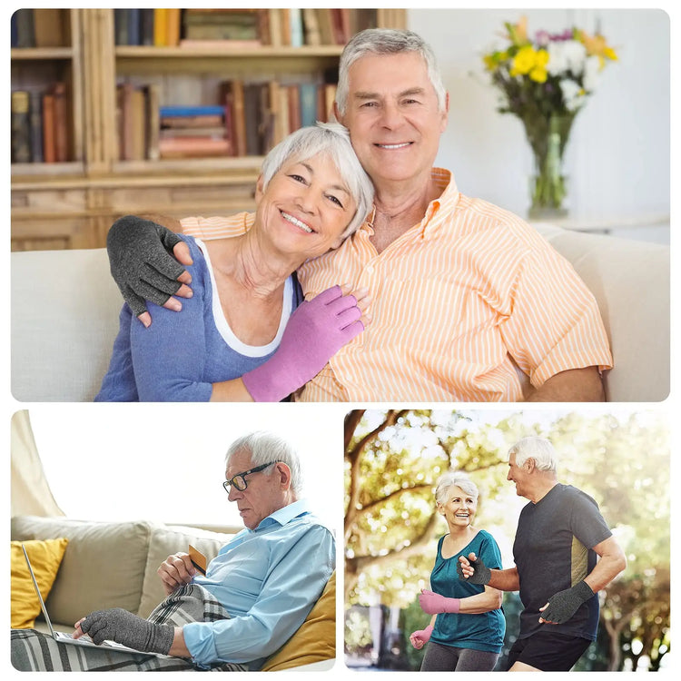 Gants de compression thérapeutiques pour douleurs articulaires et arthrite – Soulagement efficace de la douleur et des gonflements – Mobilité préservée, confort respirant, gants Premium, à porter toute la journée sans gêne. Livraison prioritaire offerte !