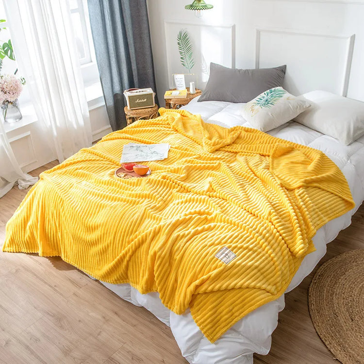 Magnifique couverture d'automne, ultra douce, respirante, confortable, monocouche, parfaite pour se détendre sur le canapé ou le lit. La livraison prioritaire est offerte !