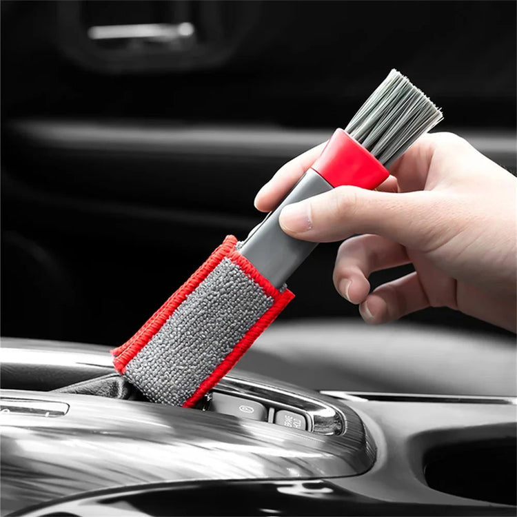 Indispensable brosse de nettoyage pour bouches d’aération de voiture, accessoire intérieur multi-usage, brosse pratique. La livraison prioritaire est offerte !