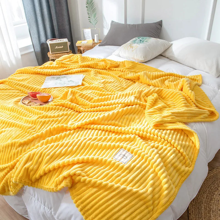 Magnifique couverture d'automne, ultra douce, respirante, confortable, monocouche, parfaite pour se détendre sur le canapé ou le lit. La livraison prioritaire est offerte !