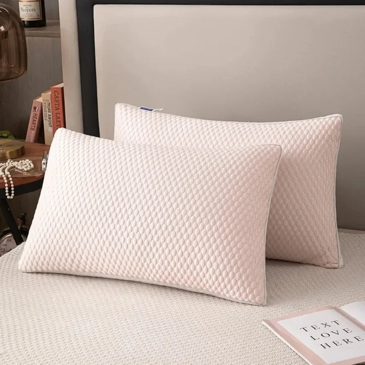 Oreiller d'été rafraîchissant en soie glacée, avec maille respirante et soutien 3D ergonomique – fraîcheur instantanée, confort moelleux et lavable en machine, 48x74cm. La livraison prioritaire est offerte !