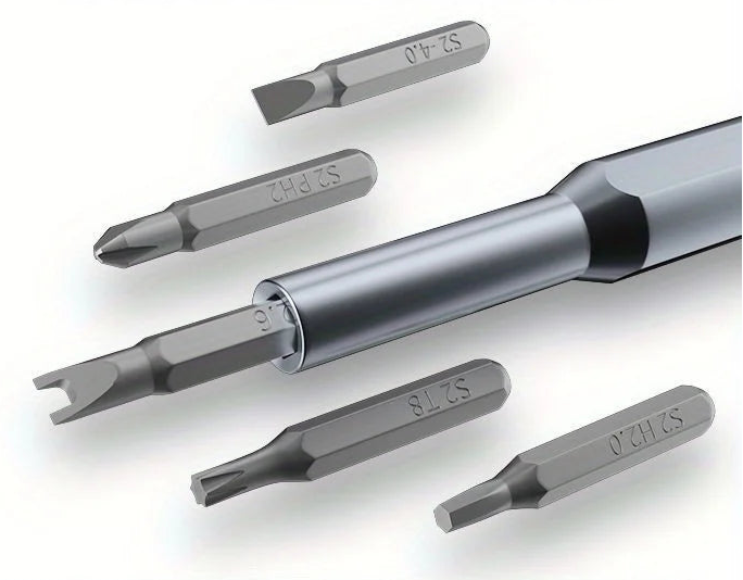 Jeu de tournevis de précision 25 en 1, magnétique, multi-embouts en acier haute résistance, avec manche en aluminium antidérapant - le kit essentiel à avoir chez soi en cas de besoin ou d’urgence. Livraison offerte !