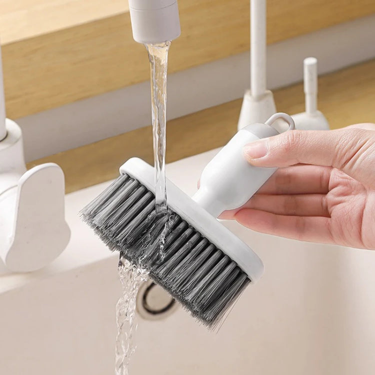 Brosse de nettoyage multifonctions 2 en 1 avec mini brosse intégrée, brosse à poils souples pour clavier d’ordinateur, crevasses de fenêtres, voiture et nettoyage ménager. Livraison offerte !