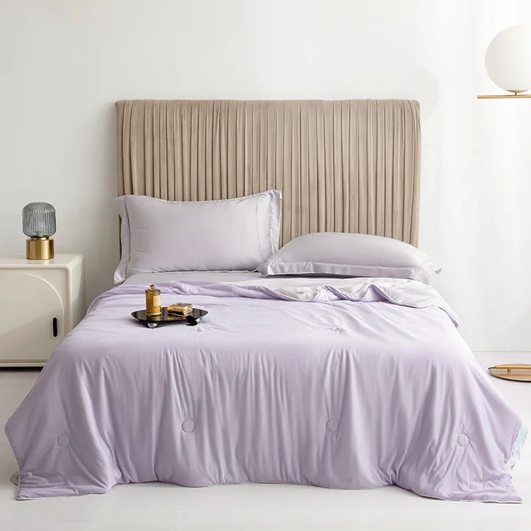 Couette d’été rafraîchissante en soie glacée – double face froide, légère, douce et respirante – anti-humidité, hypoallergénique, idéale pour dormeurs sensibles à la chaleur, couette COOL. La livraison prioritaire est offerte !