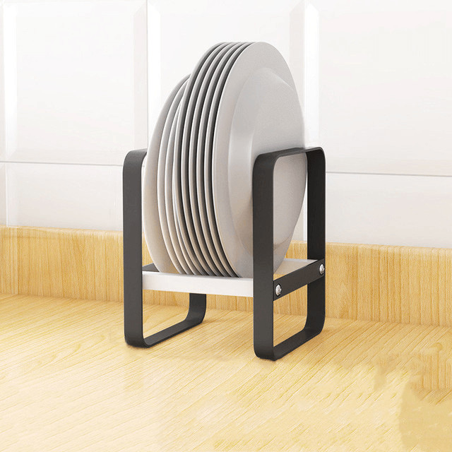 Support de rangement vertical en acier, élégant et résistant, optimise l'espace, idéal pour organiser votre plan de travail, vos placards de cuisine, sert également d'égouttoir. Support haut de gamme. Livraison offerte !