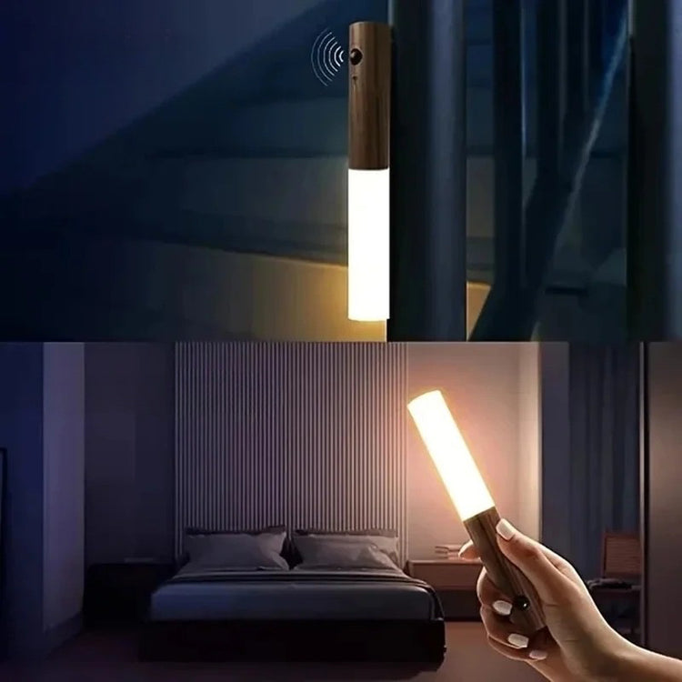 Ingénieuse veilleuse magnétique rechargeable avec détecteur de mouvement - Installation sans perçage - Lumière LED douce et apaisante - Design élégant, amovible et polyvalent. La livraison prioritaire est offerte !