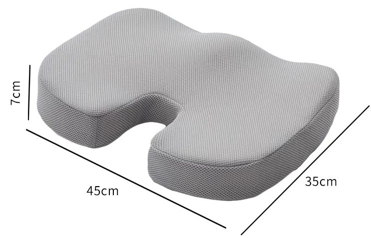 Coussin ergonomique en mousse à mémoire de forme, il soulage le dos, le coccyx, la sciatique, les hémorroïdes et la colonne vertébrale – Confort ultime pour longues heures assises – Antidérapant, lavable – Coussin Premium. Livraison prioritaire offerte !