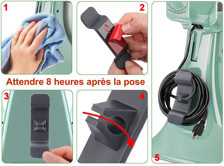 Ingénieux organisateurs de câbles électriques pour appareils de cuisine et bien plus! La livraison prioritaire est offerte !