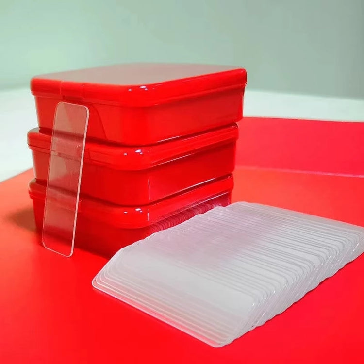 Languettes adhésives, première qualité, double face, extra fortes, très résistantes, lavables, réutilisables, amovibles et sans traces.