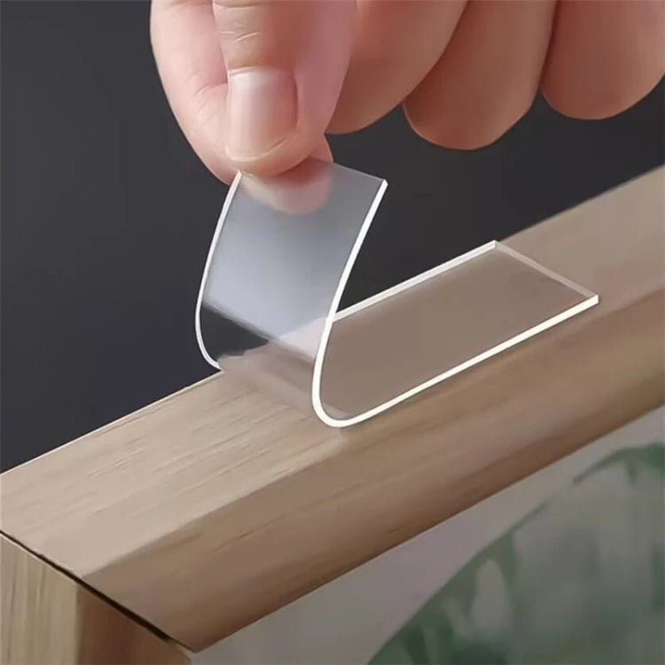 Languettes adhésives, première qualité, double face, extra fortes, très résistantes, lavables, réutilisables, amovibles et sans traces.