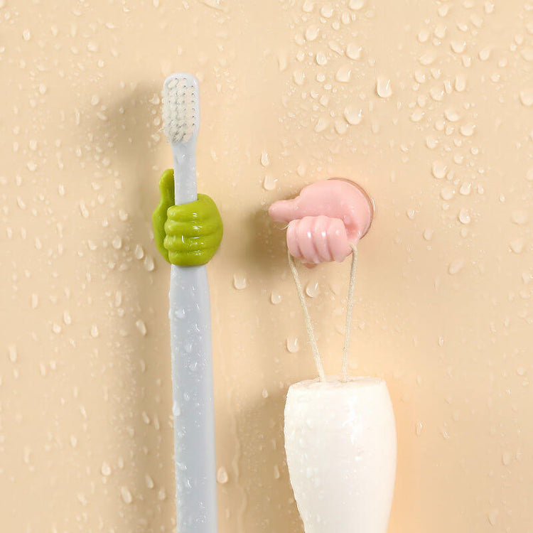 Crochets amusants et pratiques en forme de petites mains, autocollant à forte adhérence, des centaines d’utilisations possibles. La livraison est offerte!