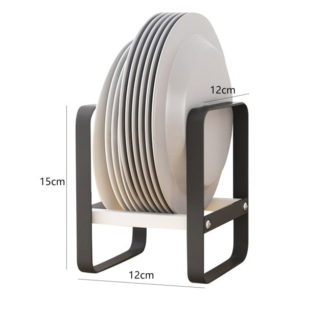 Support de rangement vertical en acier, élégant et résistant, optimise l'espace, idéal pour organiser votre plan de travail, vos placards de cuisine, sert également d'égouttoir. Support haut de gamme. Livraison offerte !