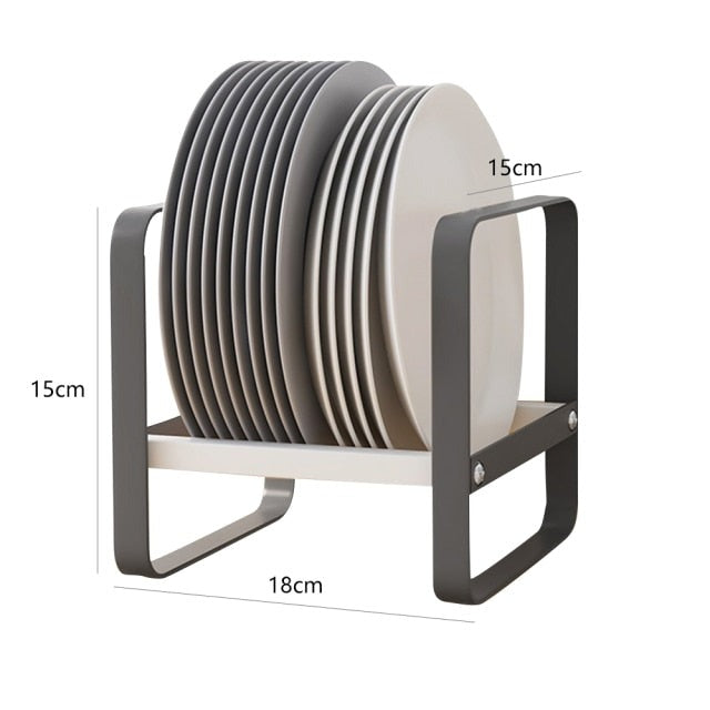 Support de rangement vertical en acier, élégant et résistant, optimise l'espace, idéal pour organiser votre plan de travail, vos placards de cuisine, sert également d'égouttoir. Support haut de gamme. Livraison offerte !