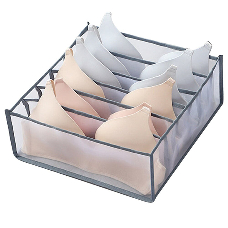 Jolis paniers cendrés pour sous-vêtements et bas, utilisations multiples, pratiques et lavables. La livraison est offerte!