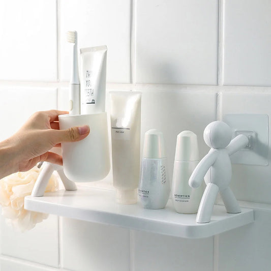 Étagère murale adhésive au design mignon – Installation rapide, sans outil. Livraison prioritaire offerte !