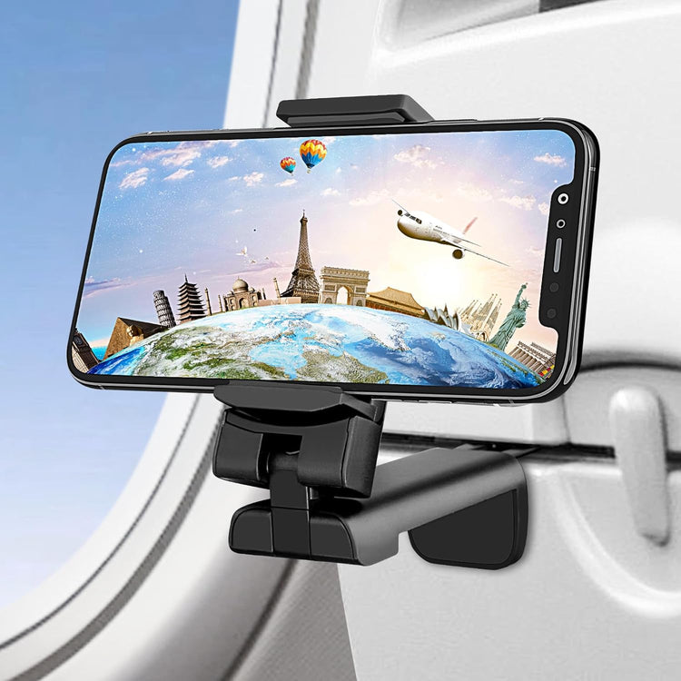 Support pour Smartphone, Rotatif à 360°, pour Avion, Cuisine, Bureau, Design Universel, Portable, Pliable. La livraison prioritaire est offerte !