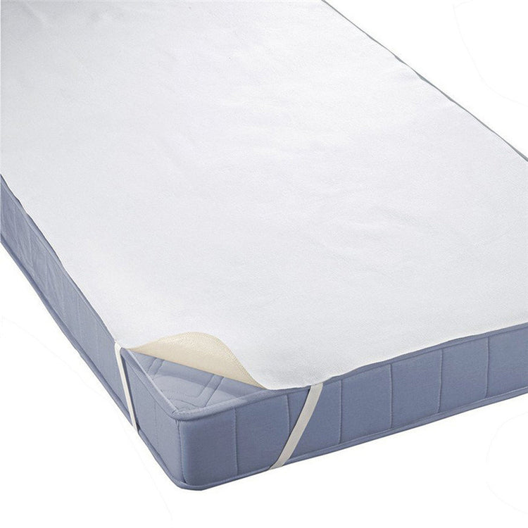 Protège matelas Premium, imperméable en coton respirant, 4 coins élastiques, imperméable et respirant, discret, installation simplissime, lavable en machine et sèche-linge, pour matelas de 5 à 35cm. Livraison prioritaire offerte !