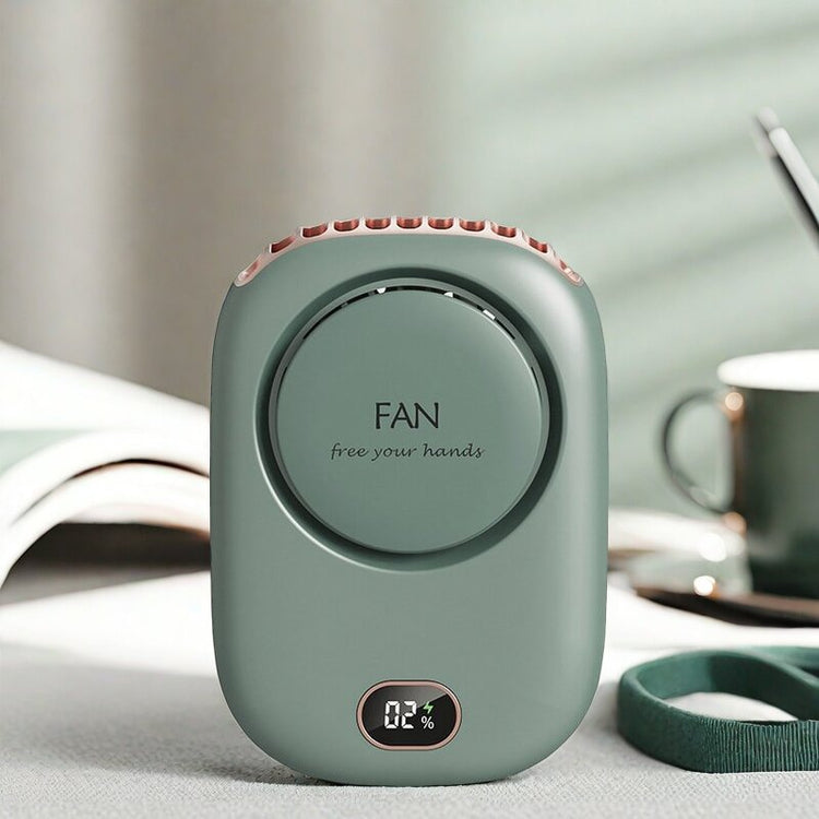 Puissant ventilateur portable à suspendre au cou, ingénieux ventilateur refroidisseur d'air sans pales, rechargeable par USB. La livraison prioritaire est offerte !