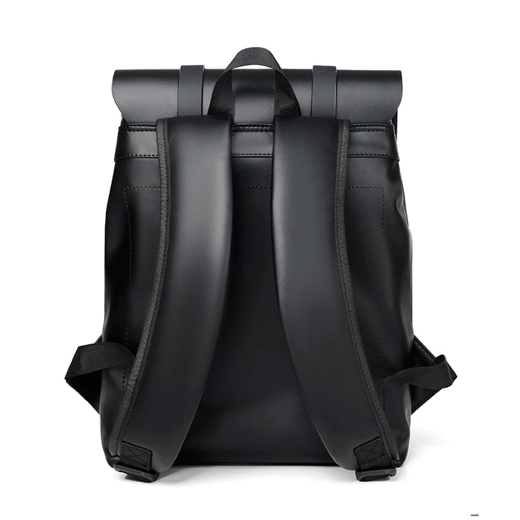 Superbe sac à dos Premium en simili-cuir • Moyen format  37 x 28 x 11 cm • Noir • Imperméable • Compatible avec ordinateur portable et tablette • Travail, voyages, vacances, loisirs, sports, week-ends, etc. La livraison prioritaire est offerte !