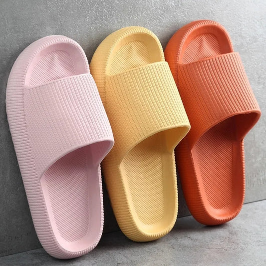Sandales épaisses à plateforme - sandales tendance de l'été, sandales pour la maison, sandales de plage, semelle souple en EVA antidérapante. La livraison prioritaire est offerte !