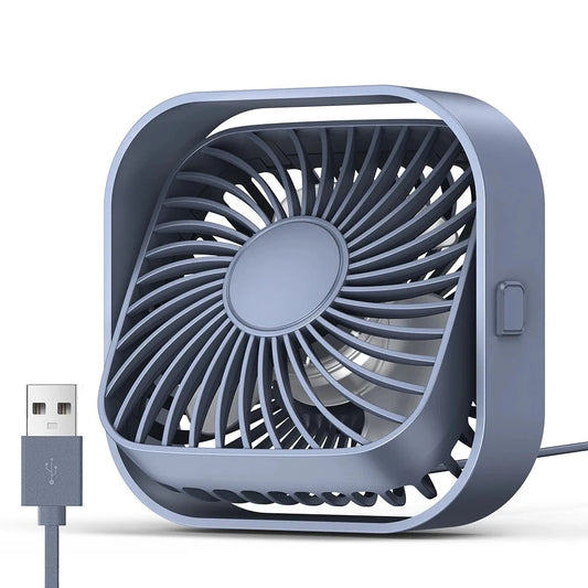 Ventilateur USB - mini ventilateur portable à 3 vitesses, petit ventilateur de refroidissement à tête rotative à 360°, pour maison, bureau et table de travail. La livraison prioritaire est offerte !