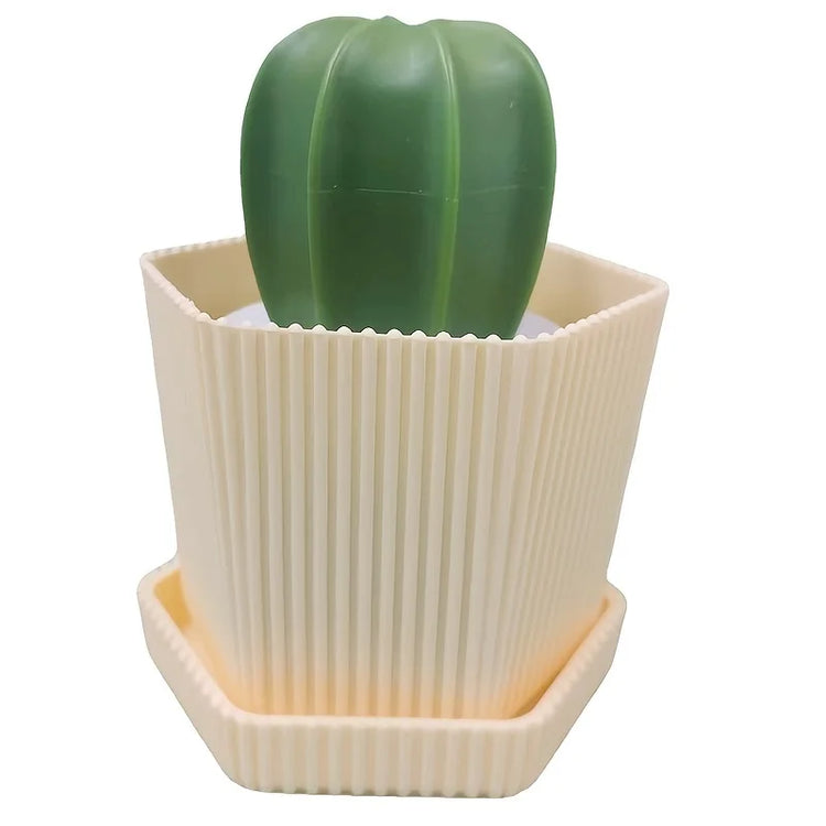 Household Kitchen Cleaning Brush Cactus Dishwashing Brush Pot Wash Pot Brush with Handle Nano Cleaning Ball