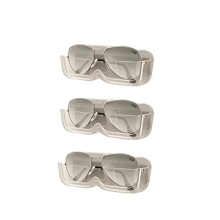 Support mural de rangement pour lunettes, organisateur pratique, idéal près du lit, du coin lecture, de l’ordinateur, dans la salle de bain ou la voiture,  installation facile avec autocollants sans trace. Livraison offerte !
