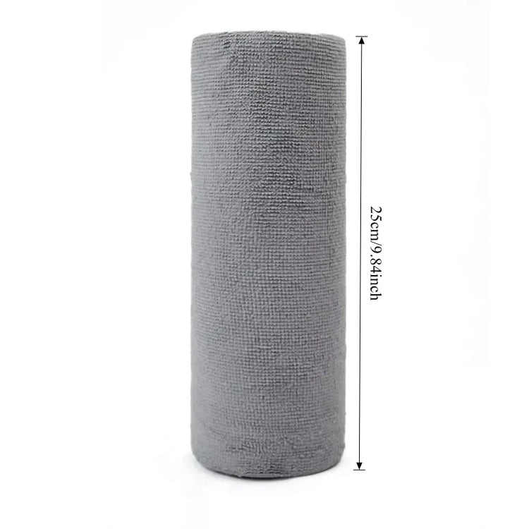 Rouleau de 20 grands chiffons de cuisine en microfibre réutilisables 25x25 cm, chiffons à vaisselle ultra absorbants, remplacent les essuie-tout jetables, épais, lavables et économiques. Livraison offerte !