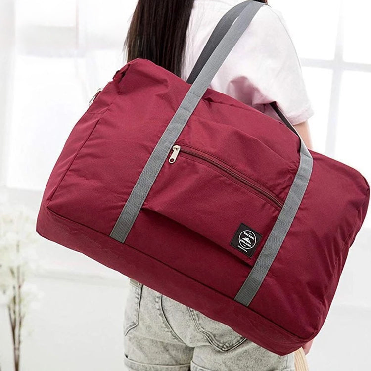 Sac de voyage pliable 25 L – Ultra-léger, imperméable, grande capacité, rangement compact, idéal cabine avion, week-end, sport, plage, shopping – Fixation sur valise. Livraison offerte !