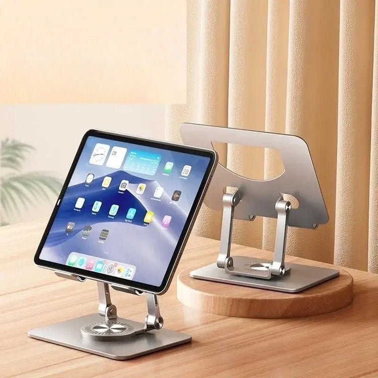 Support Premium pour Tablette, Multi-Angle, support Rotatif à 360° avec Double Tige, support en aluminium robuste, Compatible avec 100% des tablettes. La livraison prioritaire est offerte !