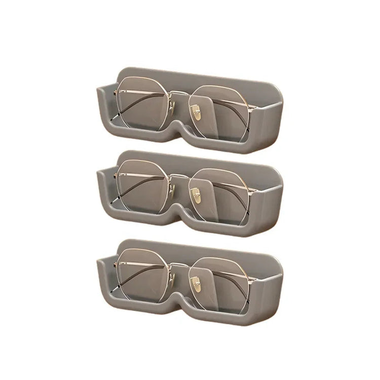 Support mural de rangement pour lunettes, organisateur pratique, idéal près du lit, du coin lecture, de l’ordinateur, dans la salle de bain ou la voiture,  installation facile avec autocollants sans trace. Livraison offerte !