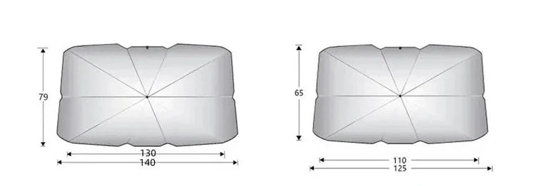 Pare-soleil parapluie pour voiture - pare-brise pliant - parasol avant pour fenêtre de voiture - accessoires de protection solaire pour l'été. La livraison prioritaire est offerte !