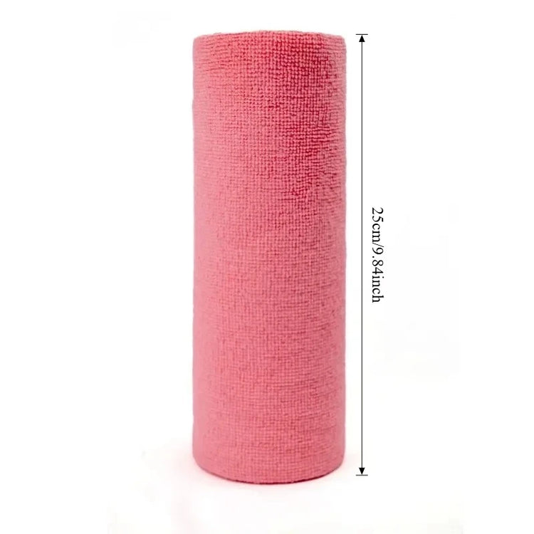 Rouleau de 20 grands chiffons de cuisine en microfibre réutilisables 25x25 cm, chiffons à vaisselle ultra absorbants, remplacent les essuie-tout jetables, épais, lavables et économiques. Livraison offerte !