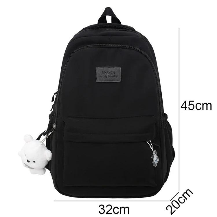 Superbe sac à dos en nylon • Grand format  45 x 32 x 20 cm •  5 couleurs disponibles • Imperméable • Compatible avec ordinateur portable et tablette • Travail, voyages, vacances, loisirs, sports, week-ends, etc. La livraison prioritaire est offerte !