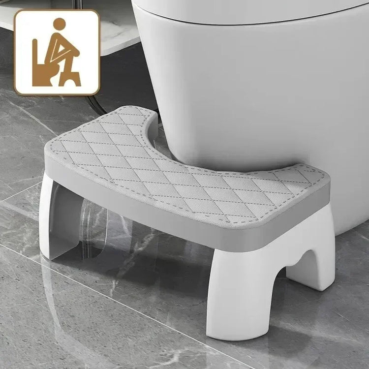 Essentiel tabouret de toilette amovible antidérapant - Favorise l'hygiène et le confort, accessoire de salle de bain portable. La livraison prioritaire est offerte !