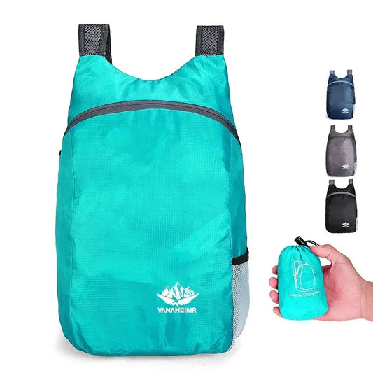 Sac pliant ultra-léger - sac à dos portable et imperméable à grande capacité - sac de voyage léger pour sports de plein air. La livraison prioritaire est offerte !