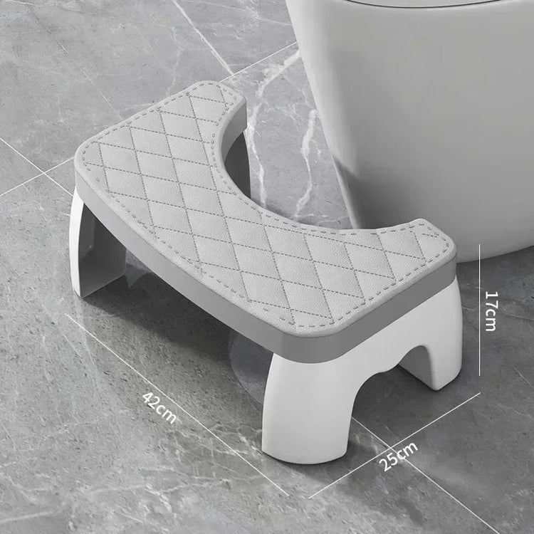 Essentiel tabouret de toilette amovible antidérapant - Favorise l'hygiène et le confort, accessoire de salle de bain portable. La livraison prioritaire est offerte !