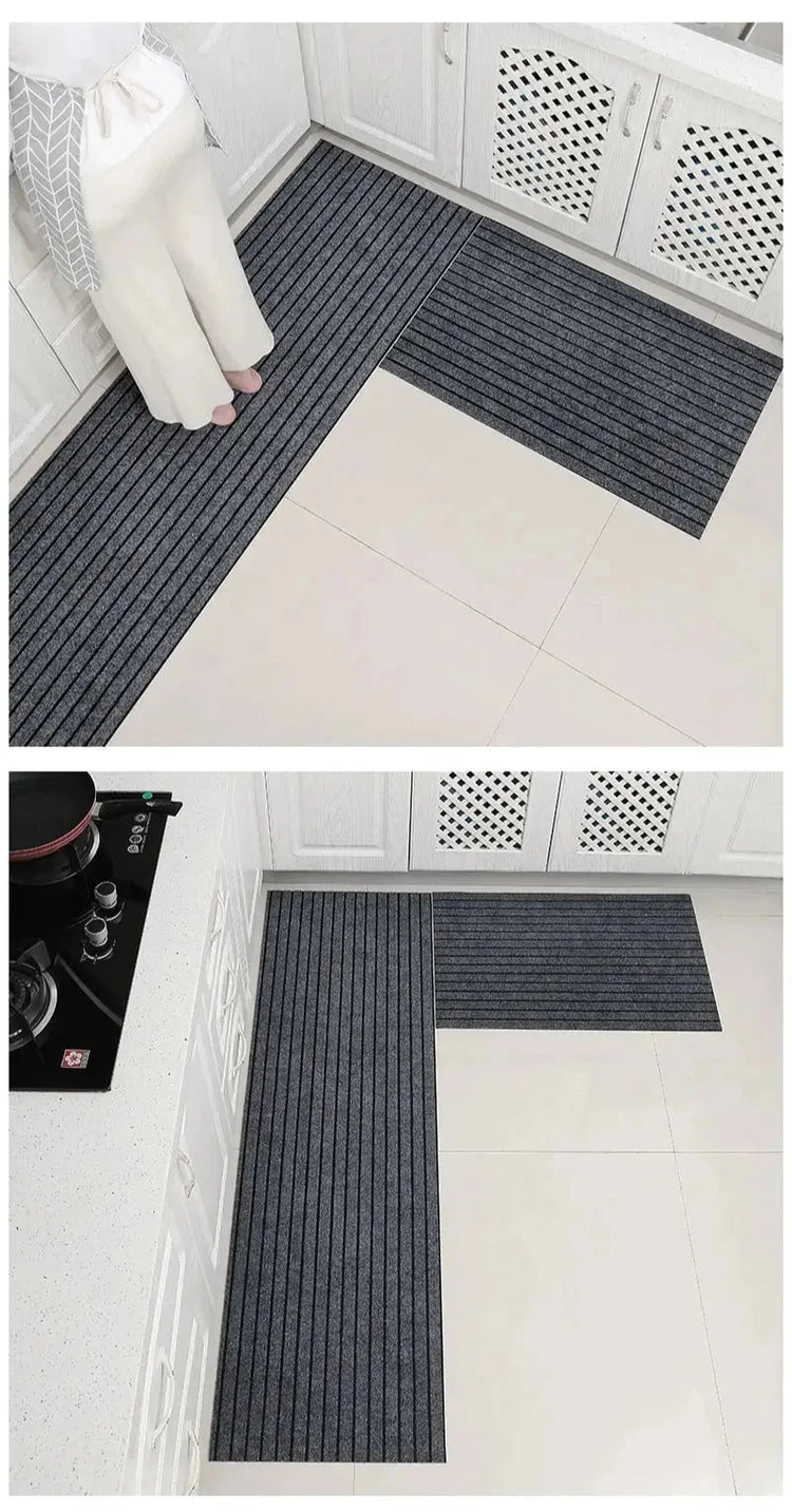 Tapis de cuisine lavable, absorbant, antidérapant, soulage les jambes en absorbant la pression, facile à nettoyer, protection contre l'humidité et les taches, multi-usage pour cuisine, salle de bain, chambre et entrée. La livraison est offerte !