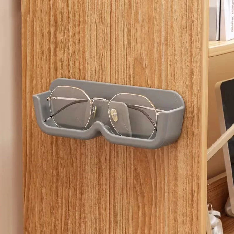 Support mural de rangement pour lunettes, organisateur pratique, idéal près du lit, du coin lecture, de l’ordinateur, dans la salle de bain ou la voiture,  installation facile avec autocollants sans trace. Livraison offerte !