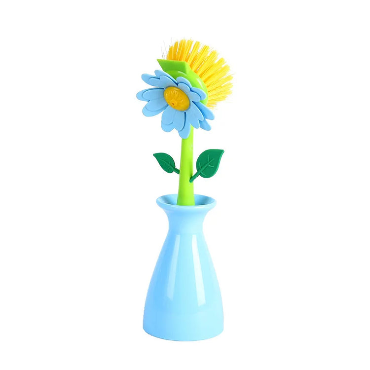 Vase Shape Pot Wash Brush Kitchen Supplies Wash Pot Brush Kitchen Dish Sink Hearth Long Handle Cleaning Tool