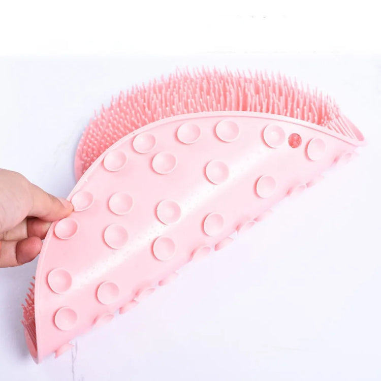 Tapis de massage exfoliant en silicone doux, brosse de lavage pour pieds et dos avec ventouses antidérapantes, nettoyage sans effort, utilisable sur tout le corps, durable et ergonomique. La livraison est offerte !