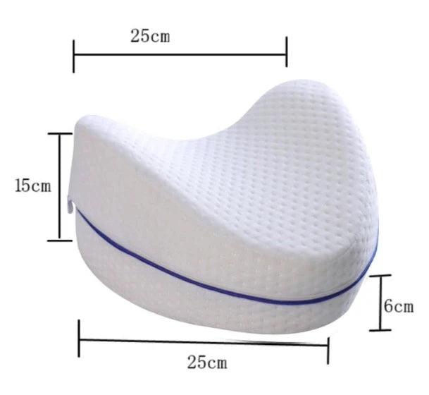 Coussin orthopédique Premium en mousse à mémoire de forme pour le soulagement des douleurs articulaires du dos, des hanches et des jambes, des douleurs sciatiques. La livraison prioritaire est offerte !